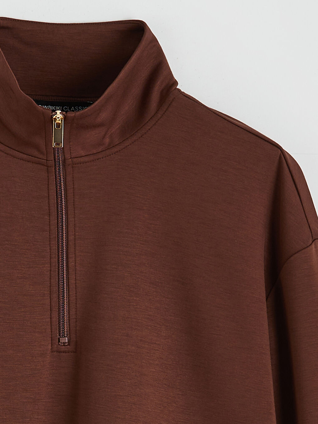 Funnel Neck Women's Sweatshirt-5