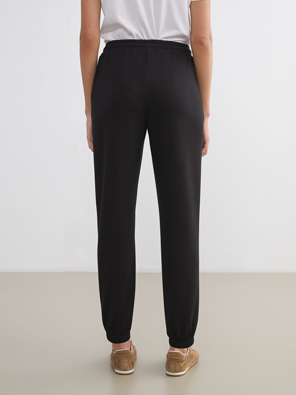 Elasticated Waist Women's Jogger Sweatpants-3