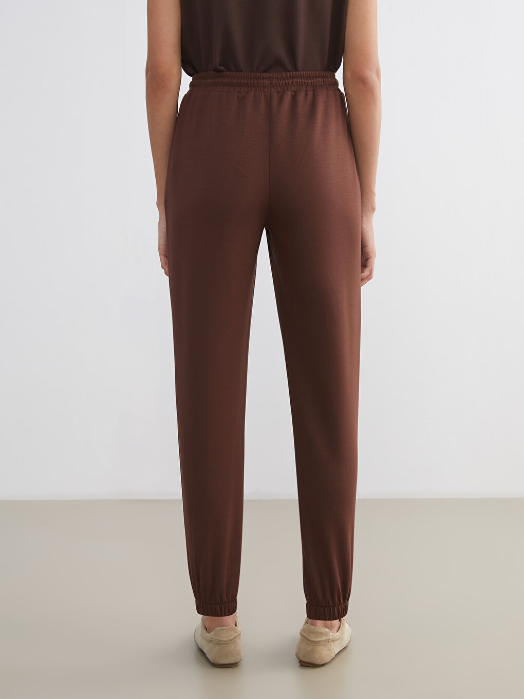 ელასტიური წელის ჯოგერის სპორტული შარვალი ქალებისთვის-3