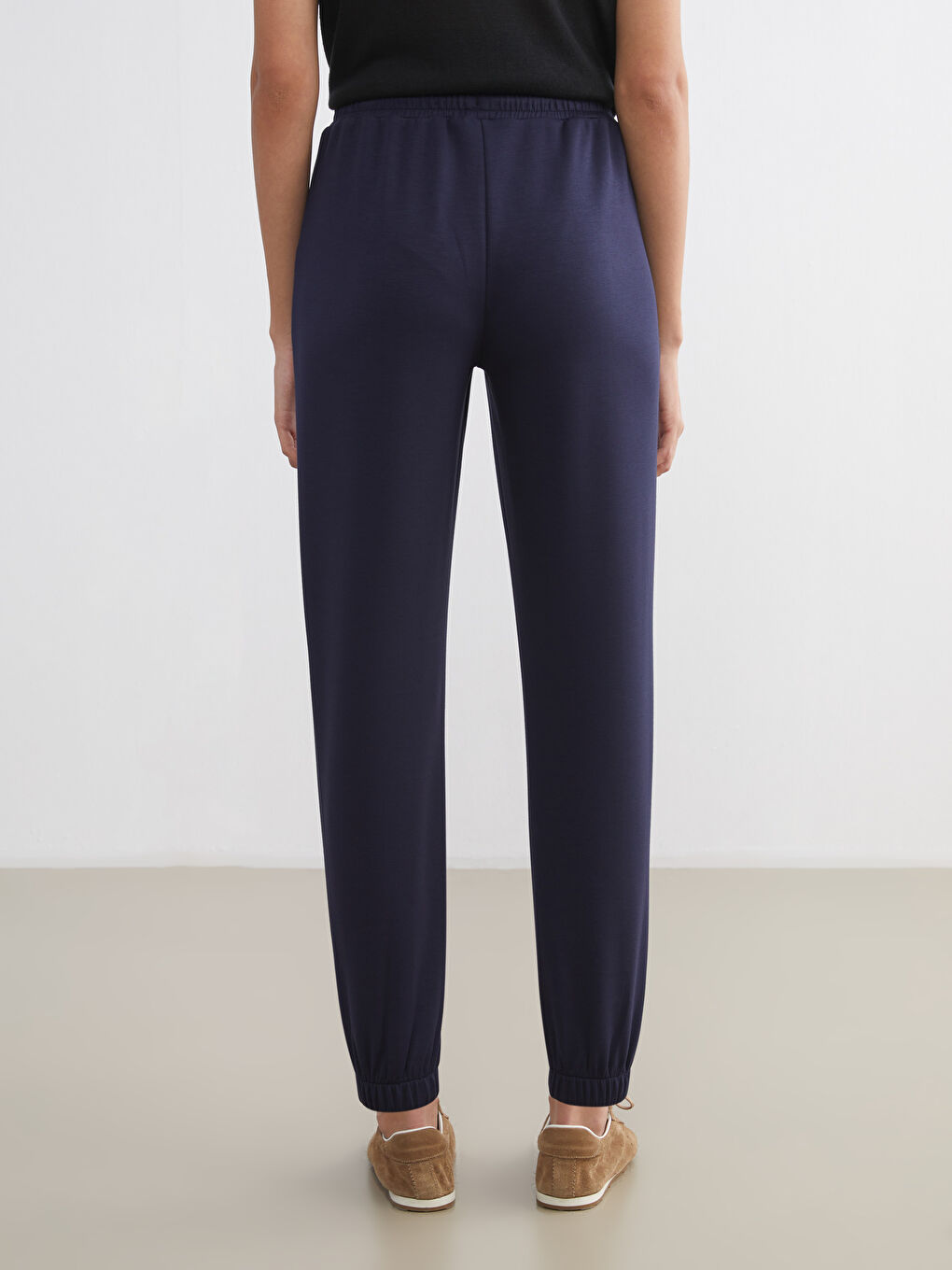 Elasticated Waist Women's Jogger Sweatpants-3