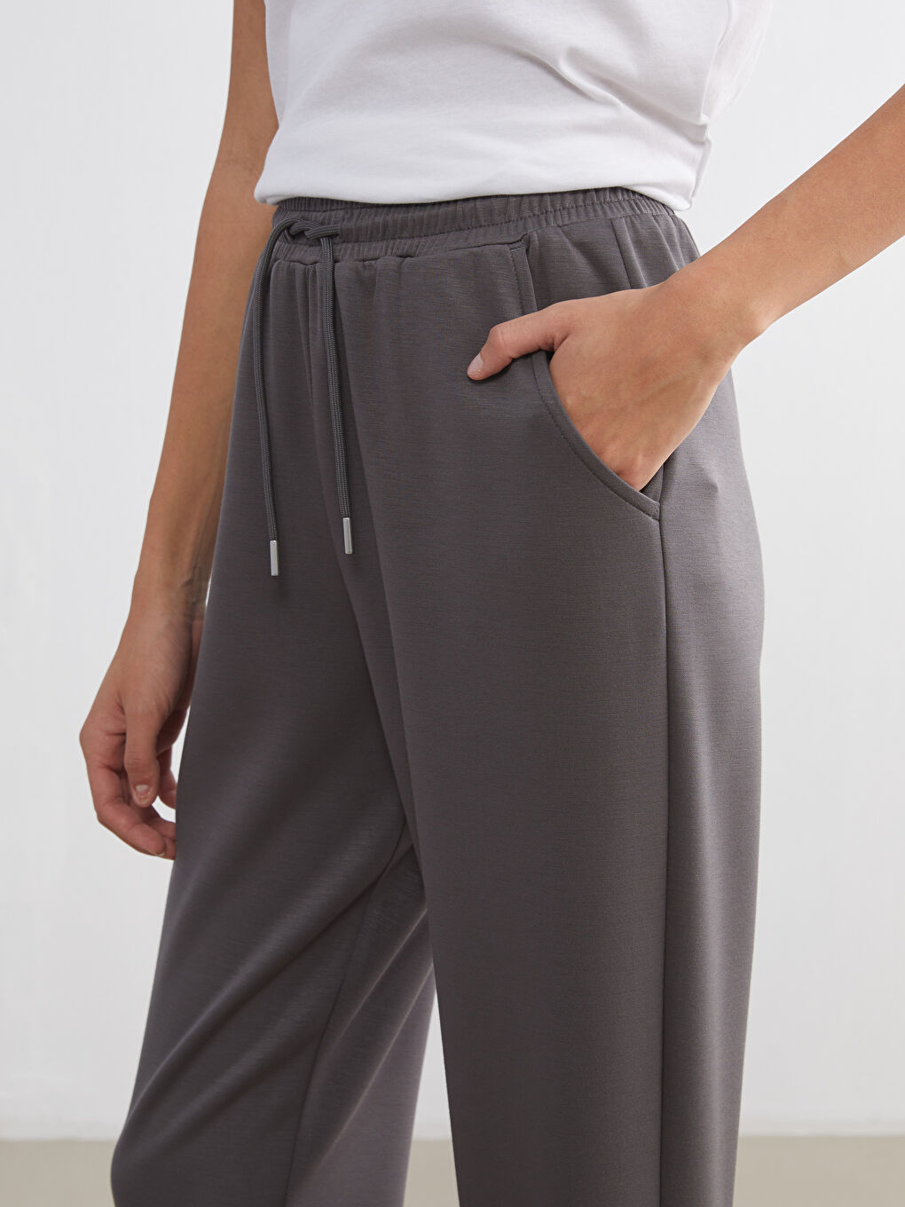 Женские спортивные штаны с эластичным поясом-2