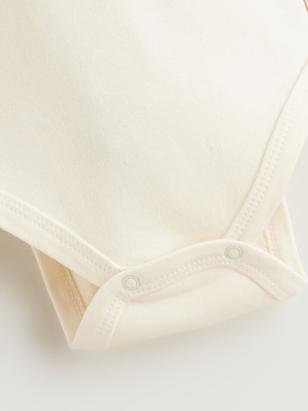 Ekru Bisiklet Yaka Uzun Kollu Baskılı Kız Bebek Çıtçıtlı Body Pantolon ve Saç Bandı 3'lü Takım-3