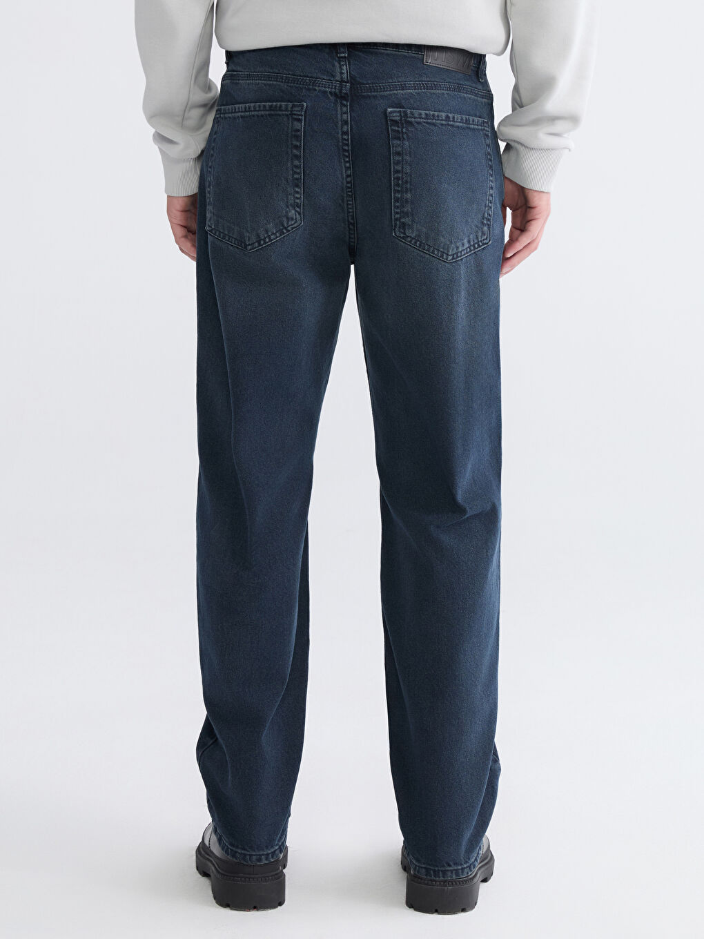 İndigo Baggy Fit Erkek Jean Pantolon-3