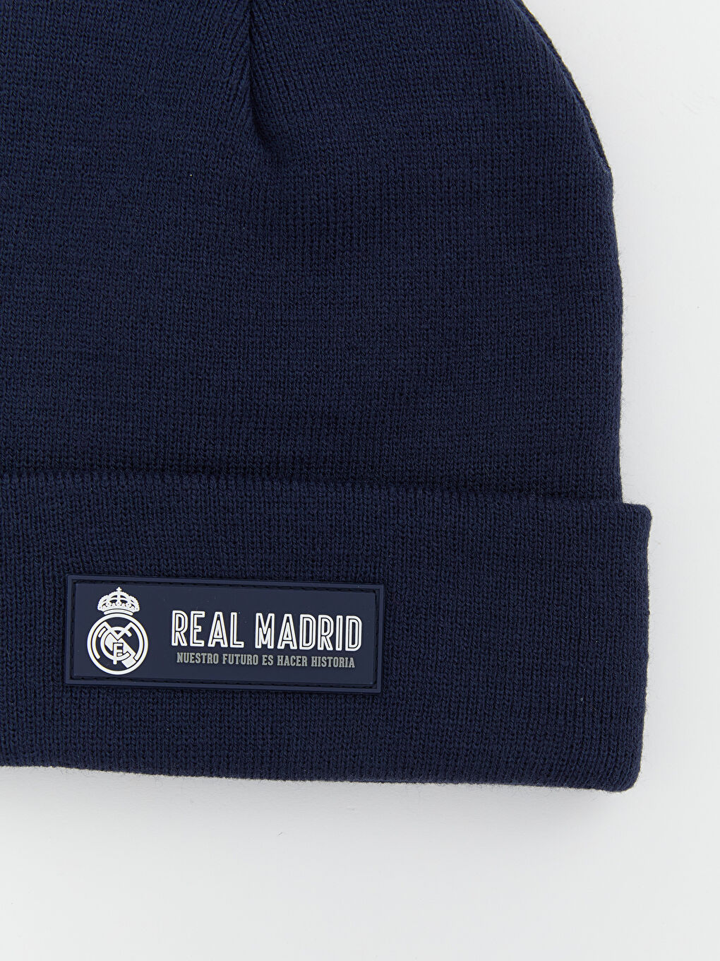 Lacivert Real Madrid Nakışlı Erkek Bere-1