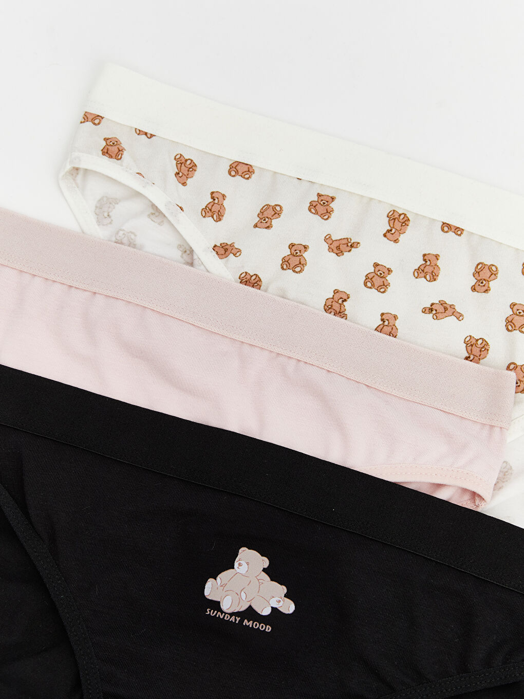 Трусики бикини с принтом, комплект из 3-х штук-2