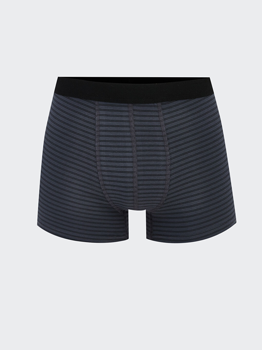 Siyah Standart Kalıp Pamuklu Esnek Erkek Boxer 3'lü-1