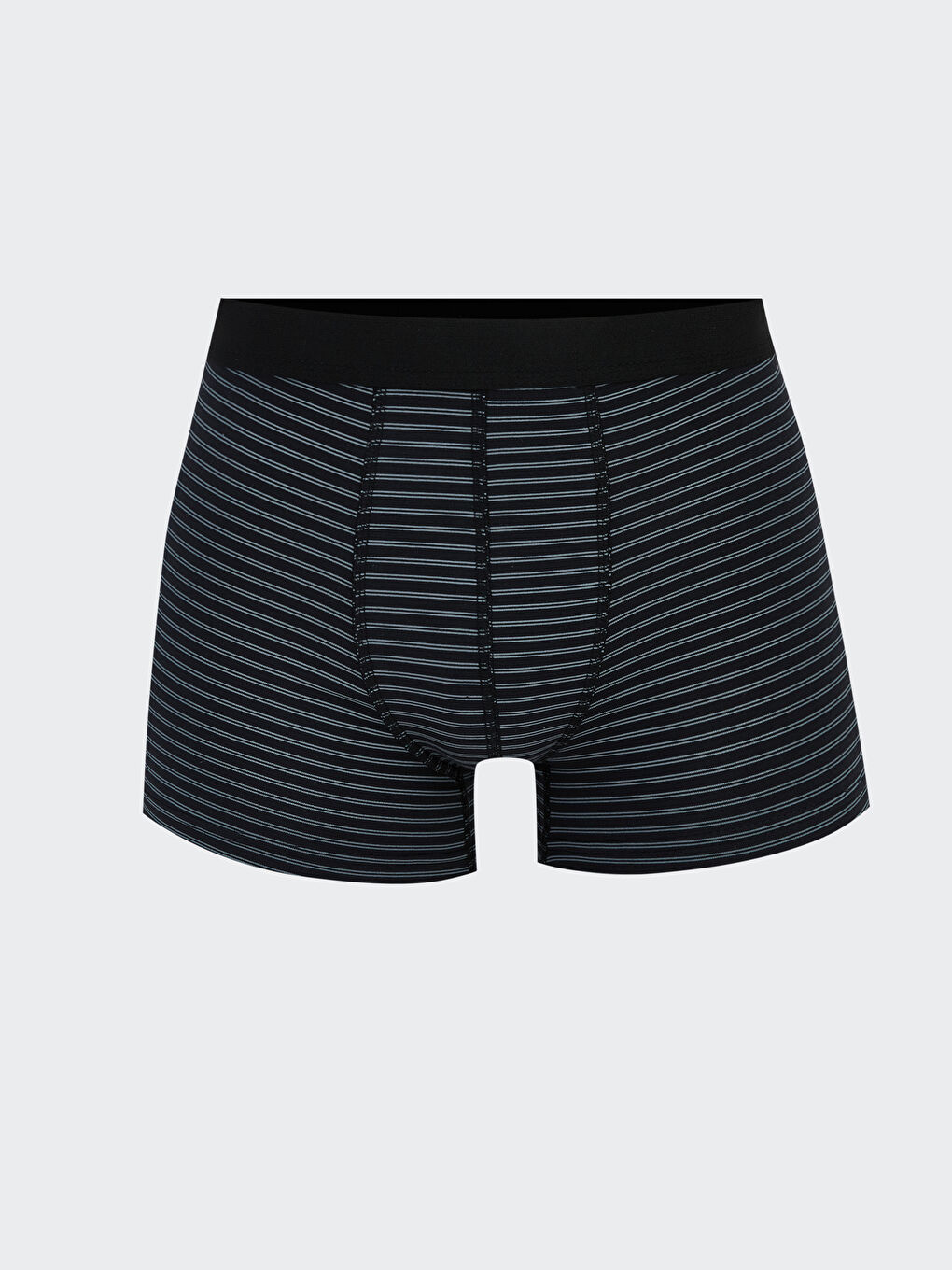 Siyah Standart Kalıp Pamuklu Esnek Erkek Boxer 3'lü-2