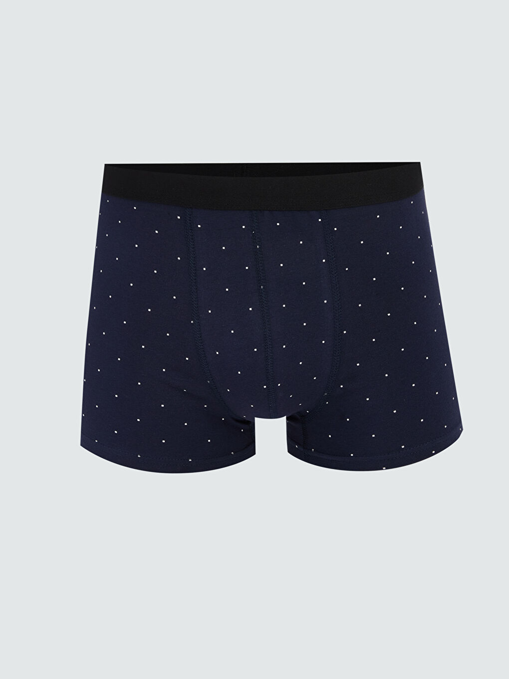 Petrol Standart Kalıp Pamuklu Esnek Erkek Boxer 3'lü-1