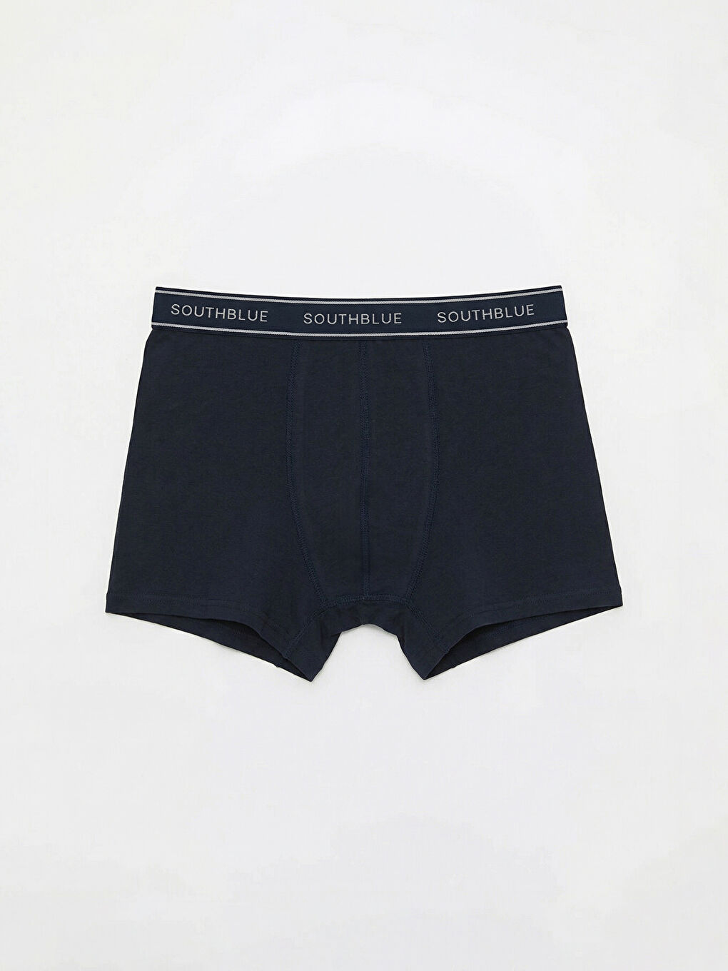 Lacivert Standart Kalıp Pamuklu Esnek Boxer 3'lü-1
