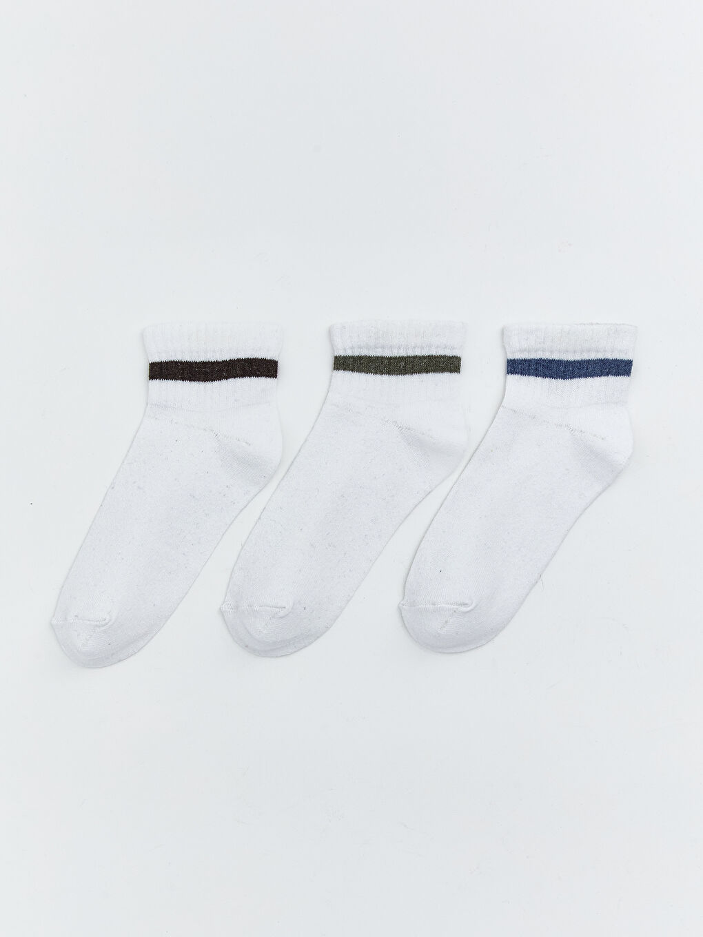 Karışık Çizgili Erkek Çocuk Soket Çorap 3'lü