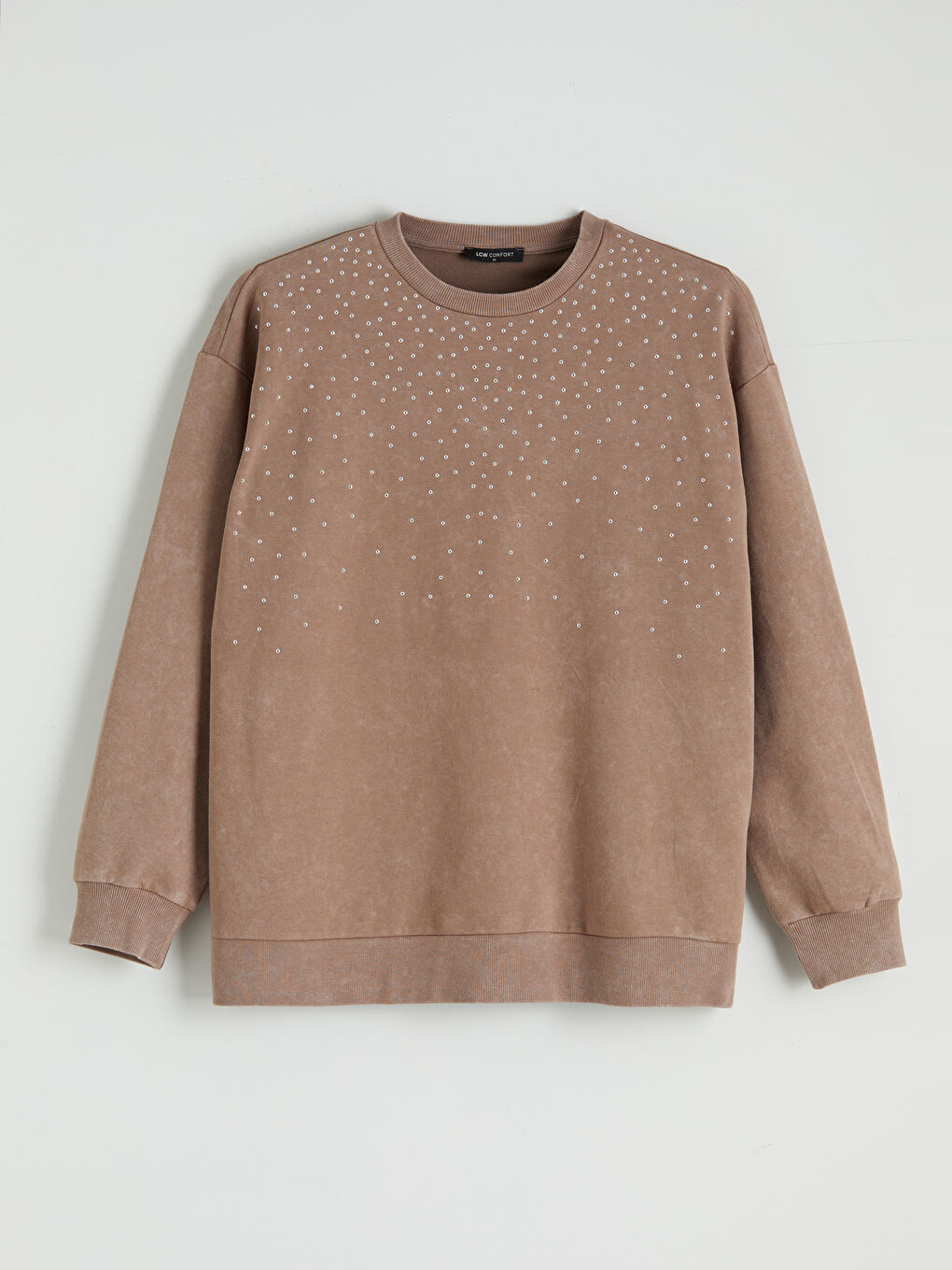 Женщины Коричневый Свитшот-4