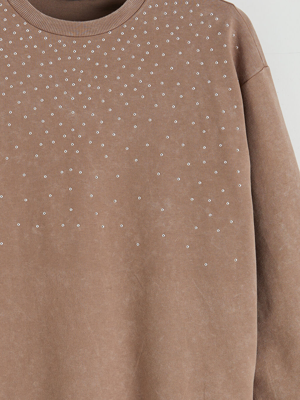 Женщины Коричневый Свитшот-5