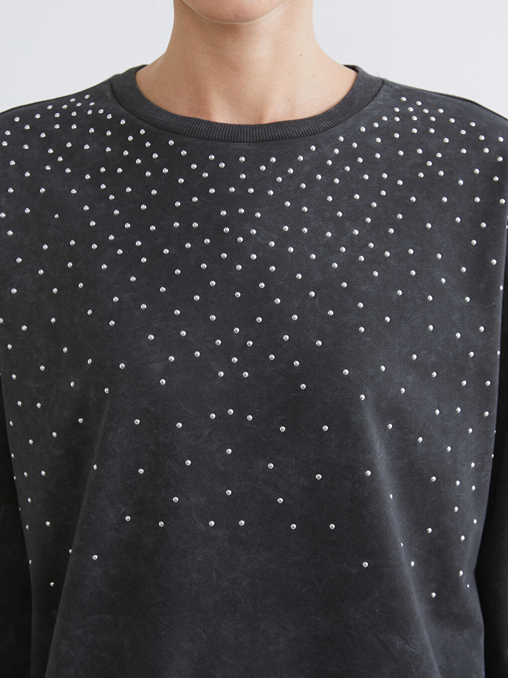 Женщины Серый Свитшот-2