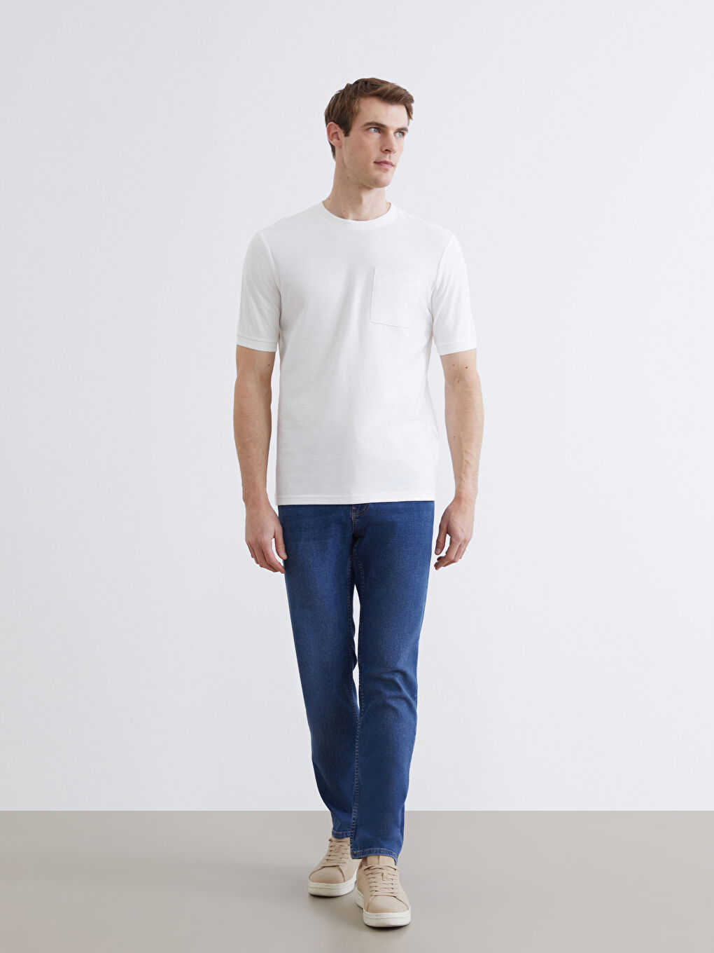 779 Джинсы Мужские Прямого Кроя