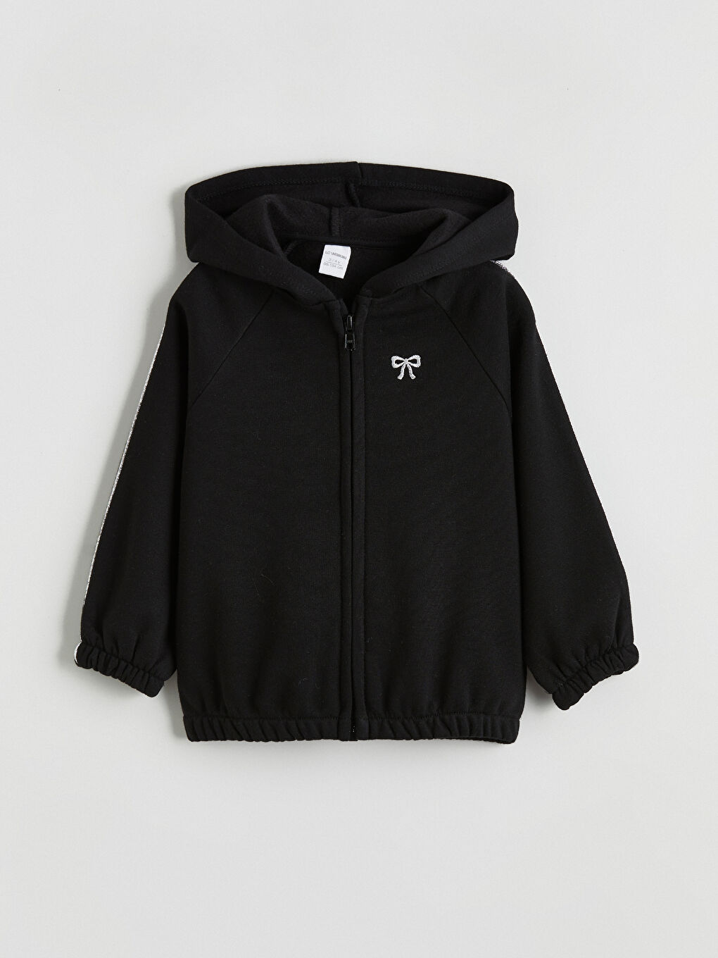 Baby Girl BLACK Zip-Up Sweatshirt