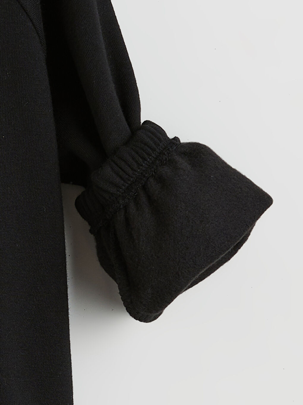 Baby Girl BLACK Zip-Up Sweatshirt-1