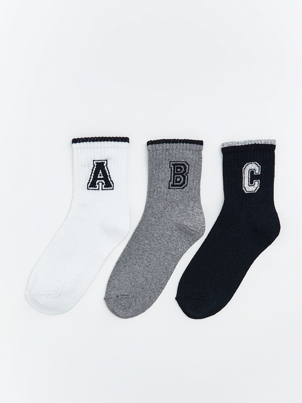 Patterned Boys' Ankle Socks 3-pack