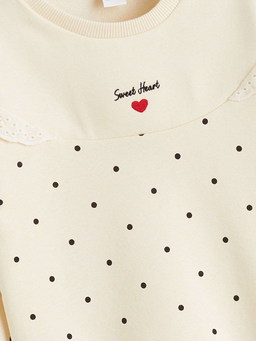 Crew Neck Thick Girls' Sweatshirt-1