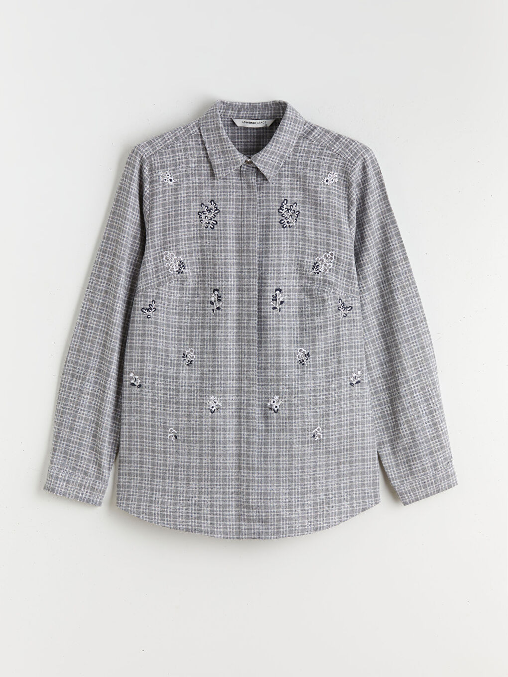 قميص رمادي امرأة-4