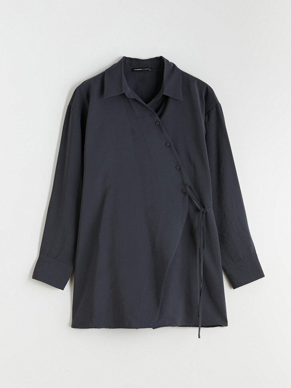 Košulja Tunika od Mešavine Modala za Žene-4