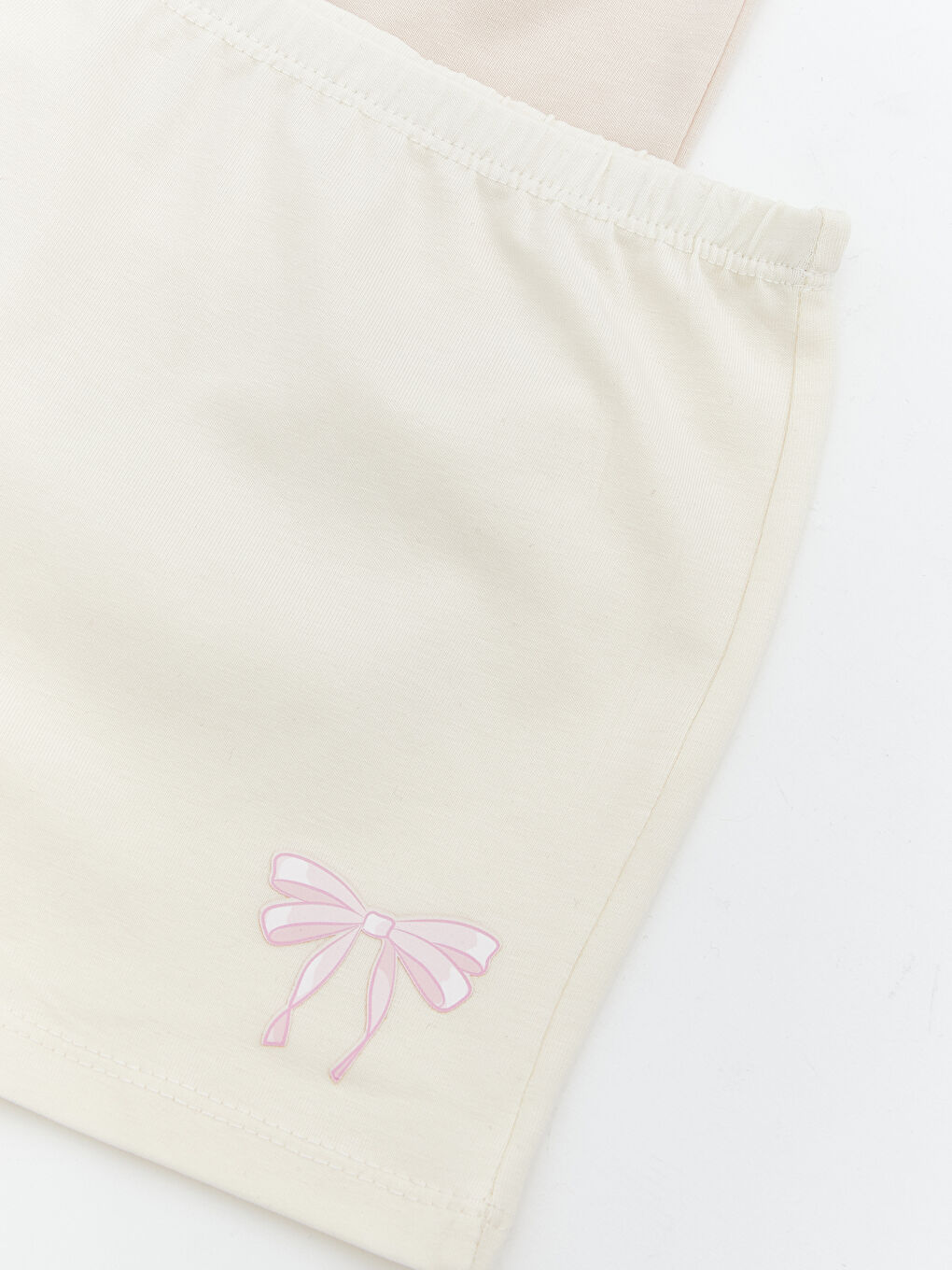 Ekru Baskılı Kız Çocuk Boxer 3'lü-2