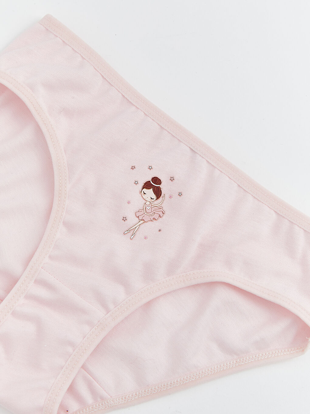 Pembe Baskılı Kız Çocuk Külot-1