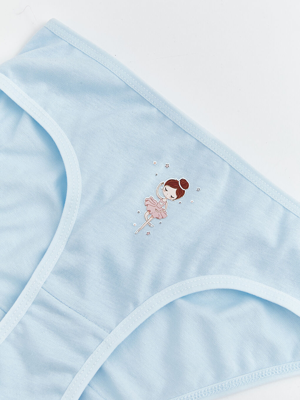 Mavi Baskılı Kız Çocuk Külot-1