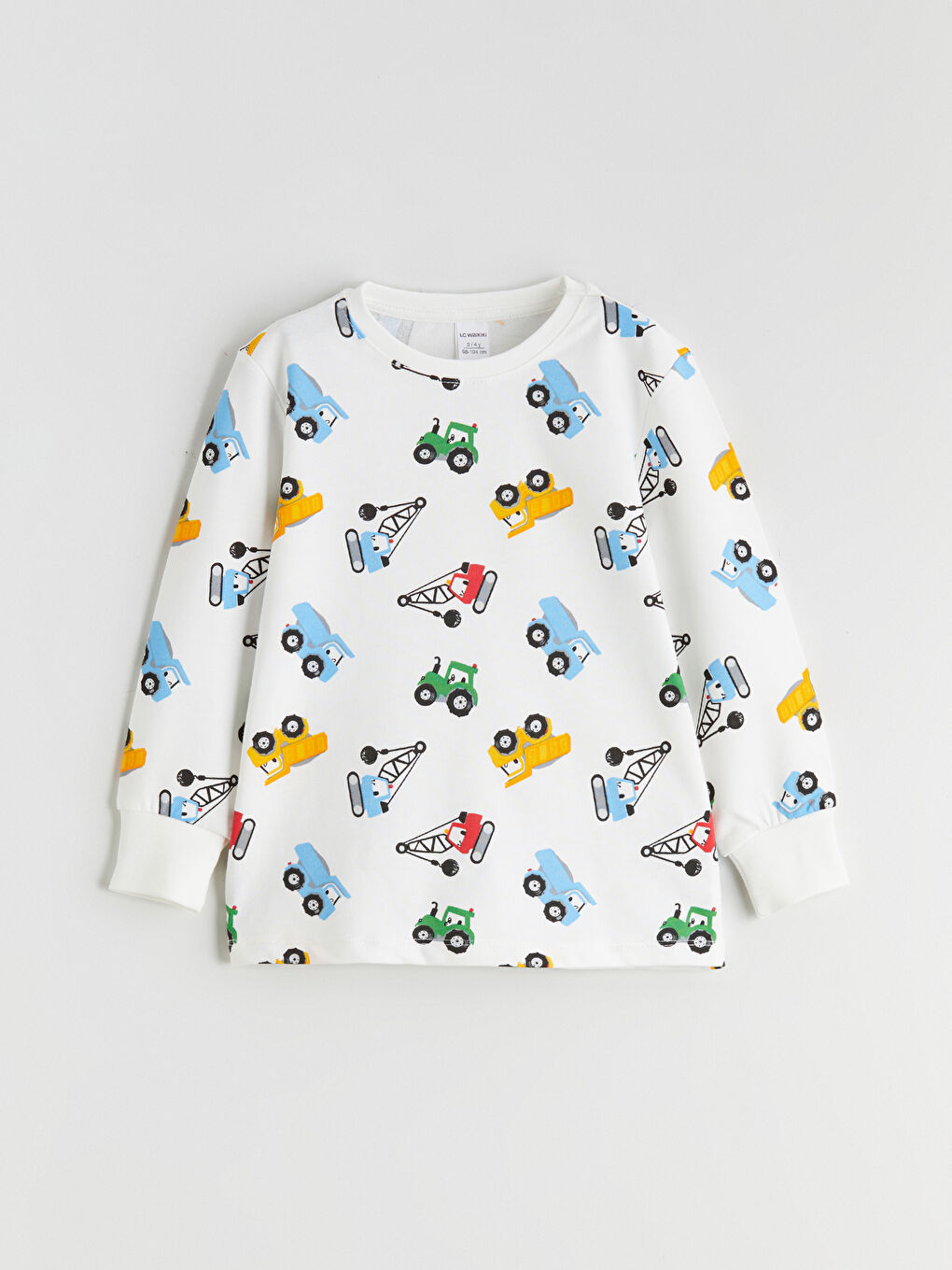 Crew Neck Boys' Pyjama Set-3