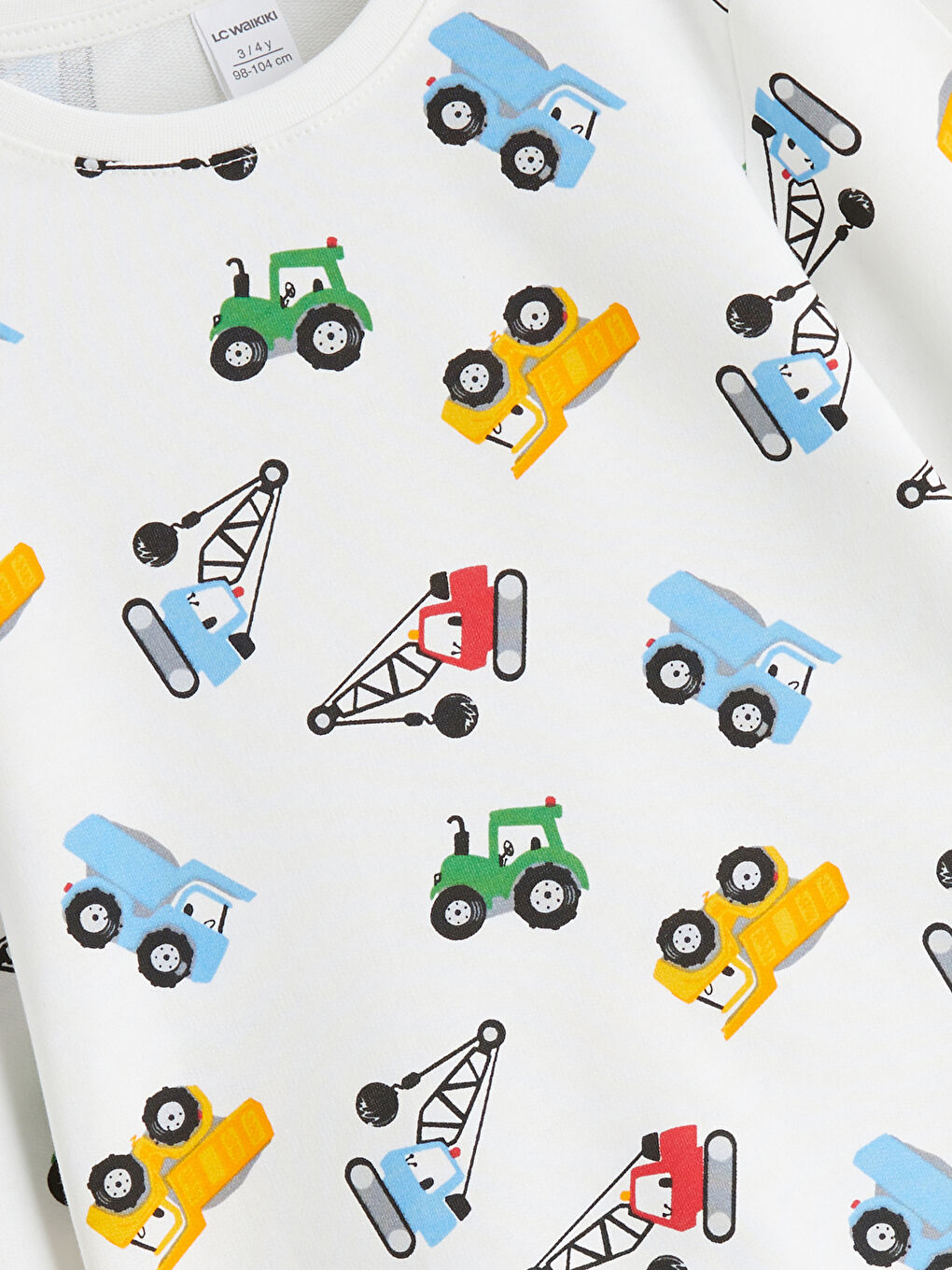 Crew Neck Boys' Pyjama Set-4