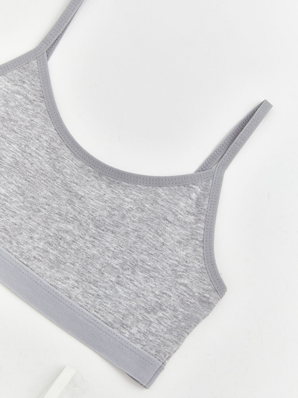 Beyaz Basic Kız Çocuk Büstiyer 2'li-3