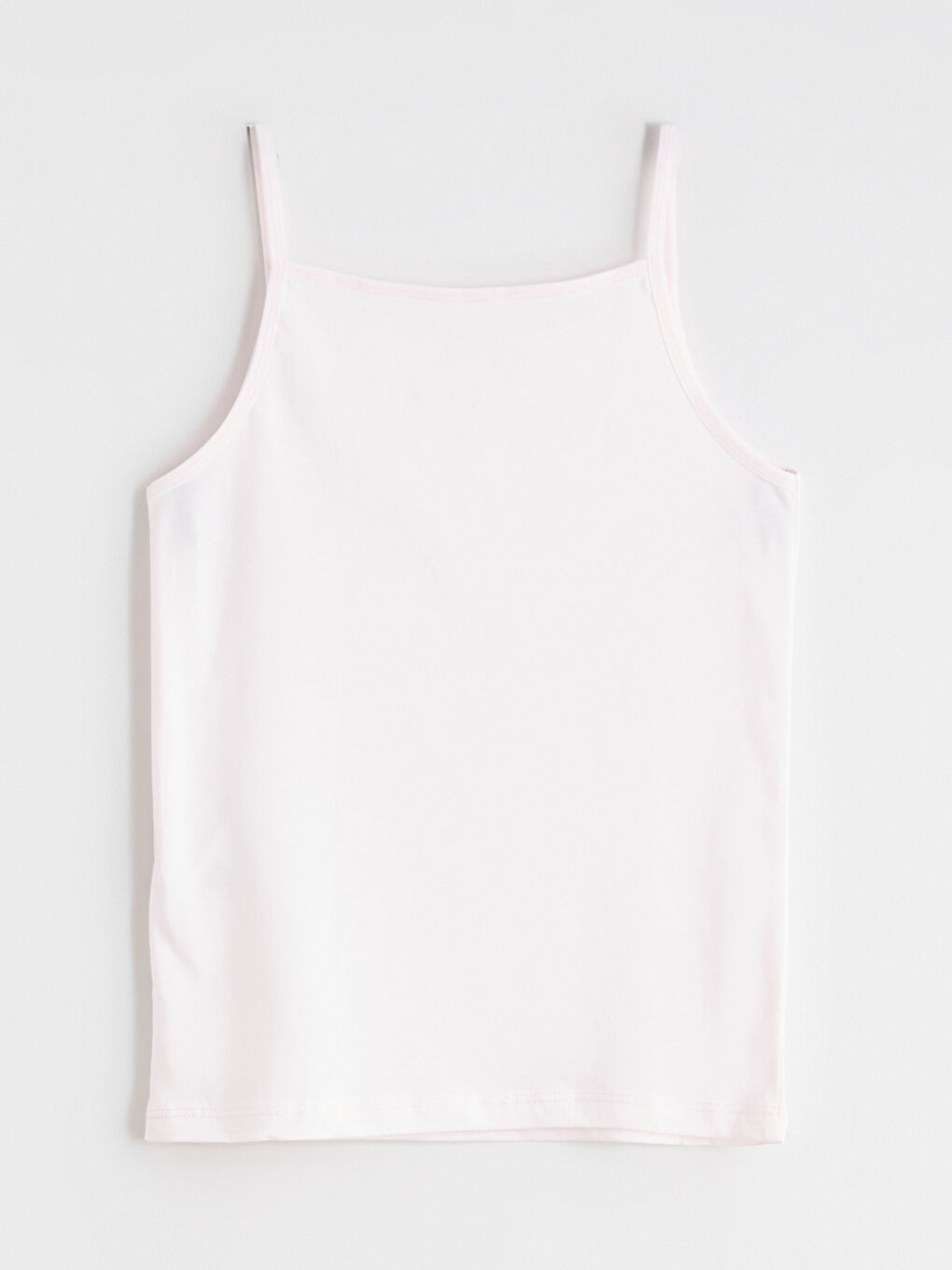 Pembe Kare Yaka Kız Çocuk Atlet-1