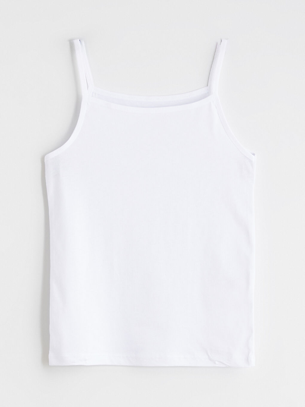 Pembe Kare Yaka Kız Çocuk Atlet 2'li-1