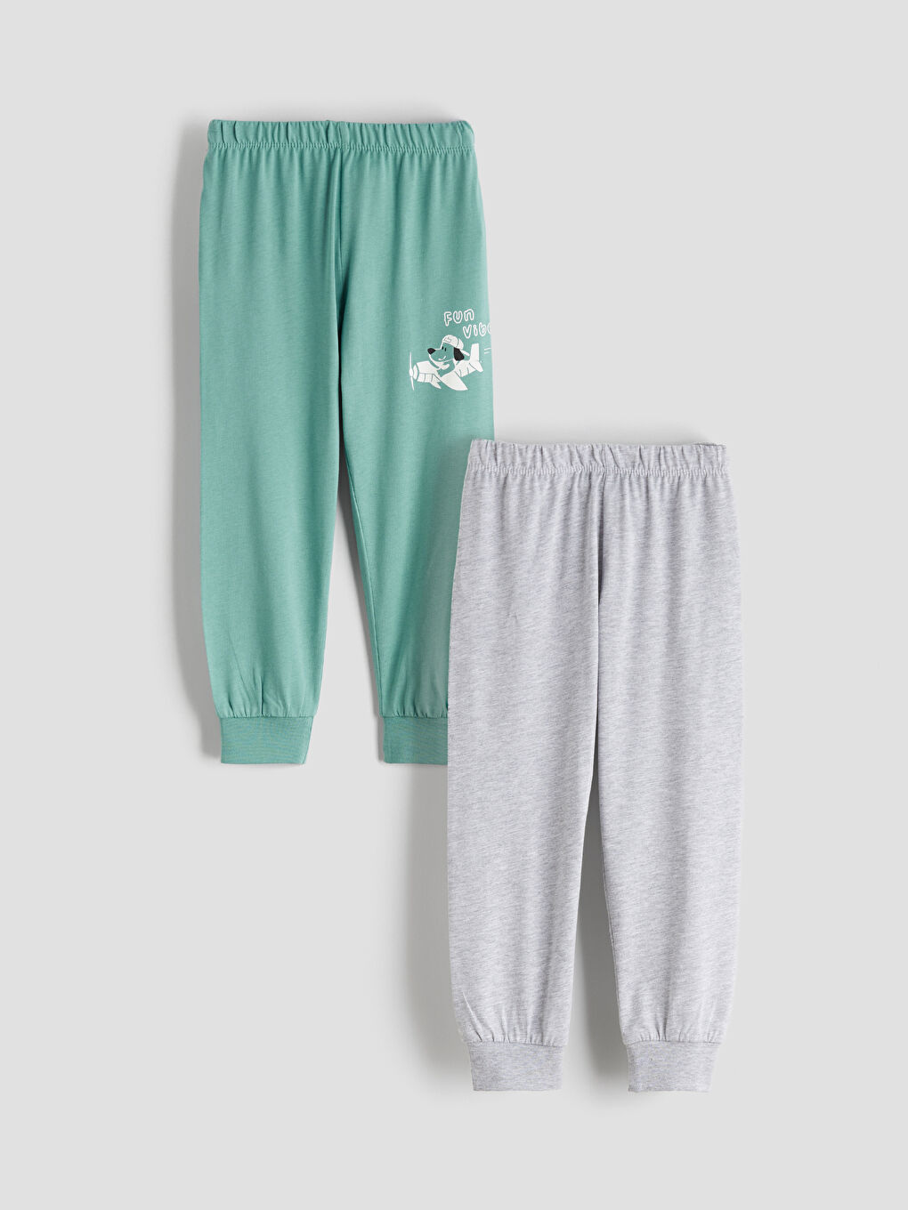 Elasticated Waist Boys' Pyjama Bottoms 2 Pack