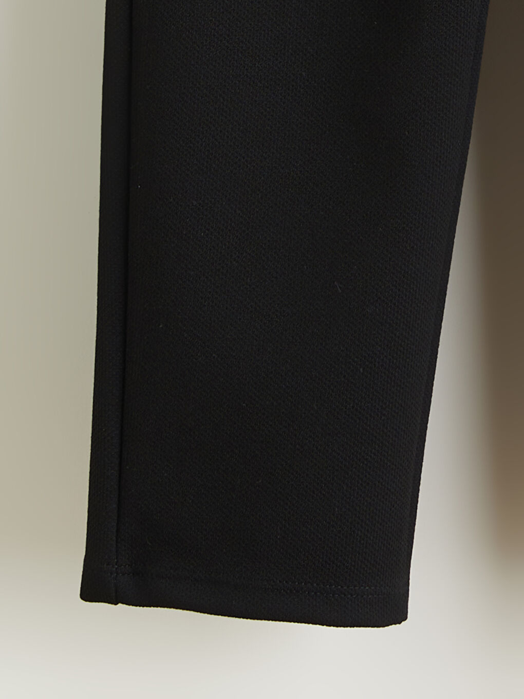 Siyah Beli Lastikli Kız Çocuk Eşofman Alt-1