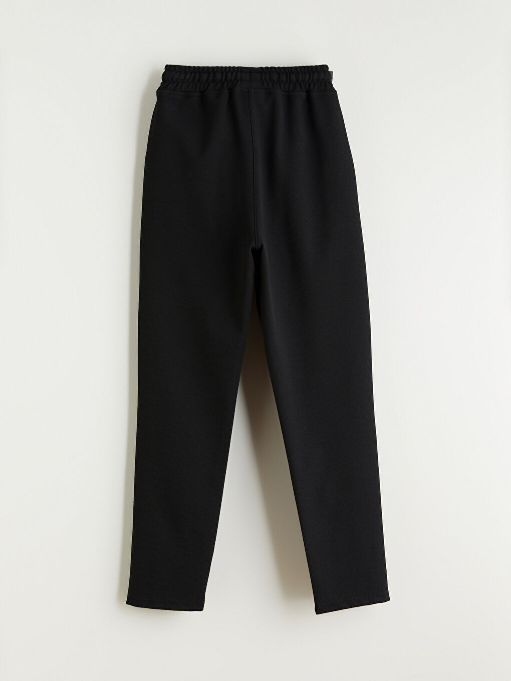 Siyah Beli Lastikli Kız Çocuk Eşofman Alt-2