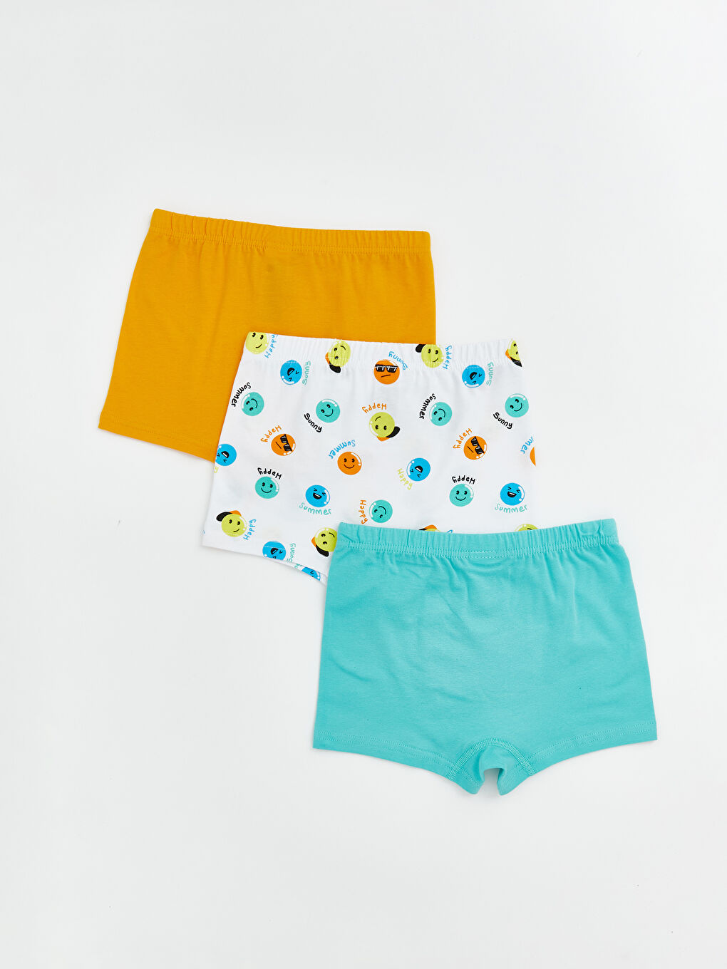 ұлдарға арналған принтті боксер трусы 3 данадан тұратын-1