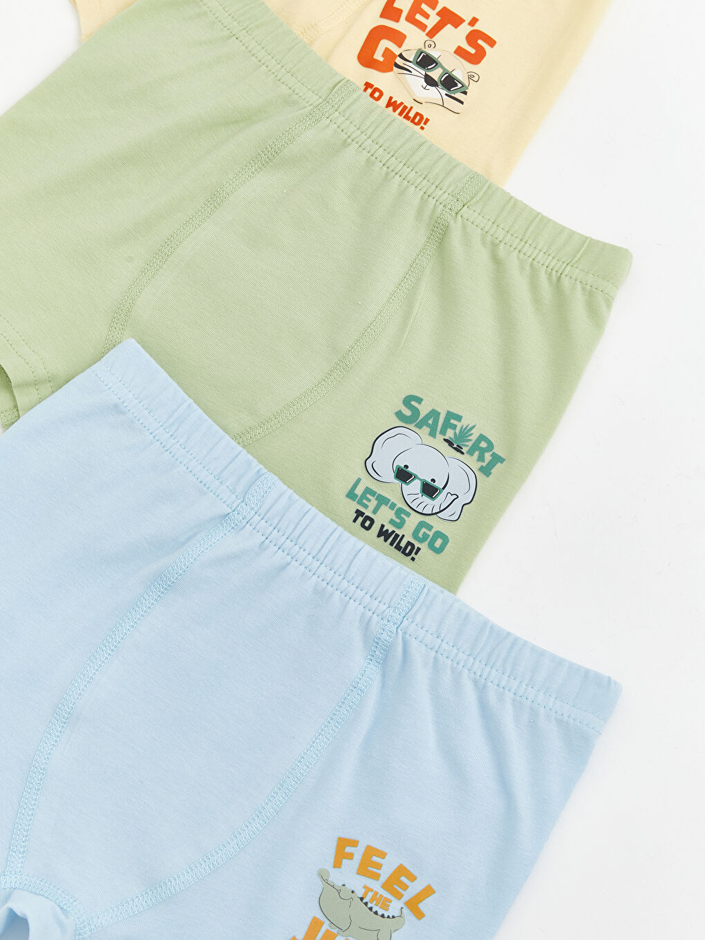 ұлдарға арналған принтті боксер трусы 3 данадан тұратын-2