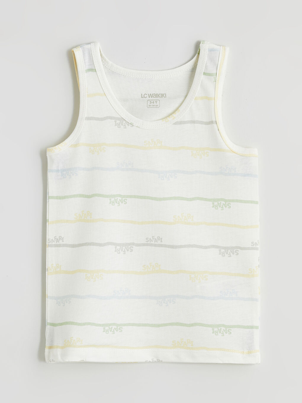 Crew Neck Boys' Vest 5 Pack-5