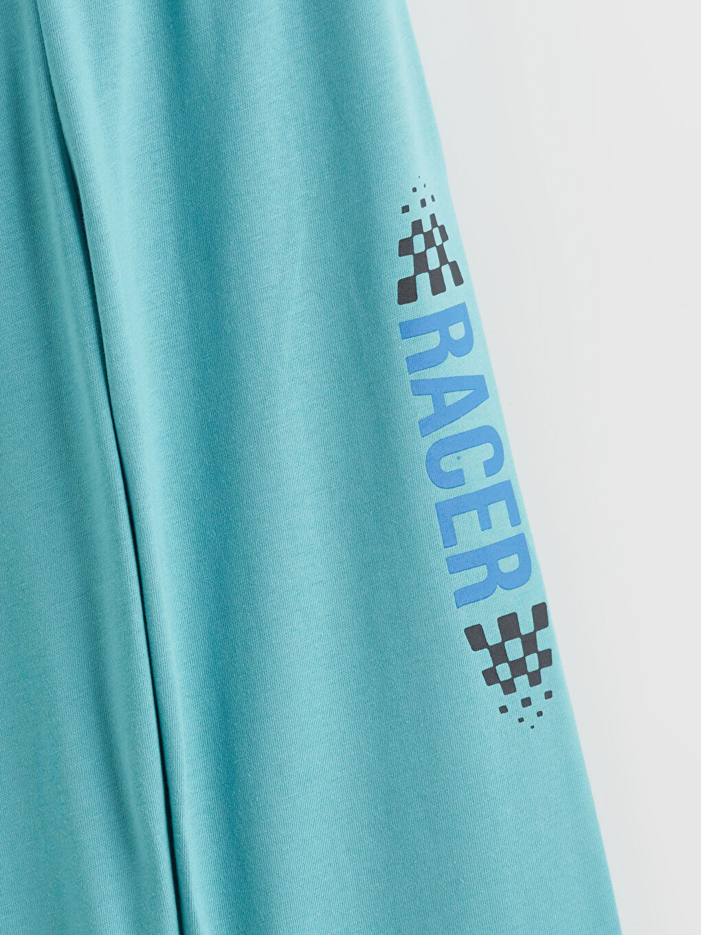 Turkuaz Beli Lastikli Erkek Çocuk Pijama Alt-2