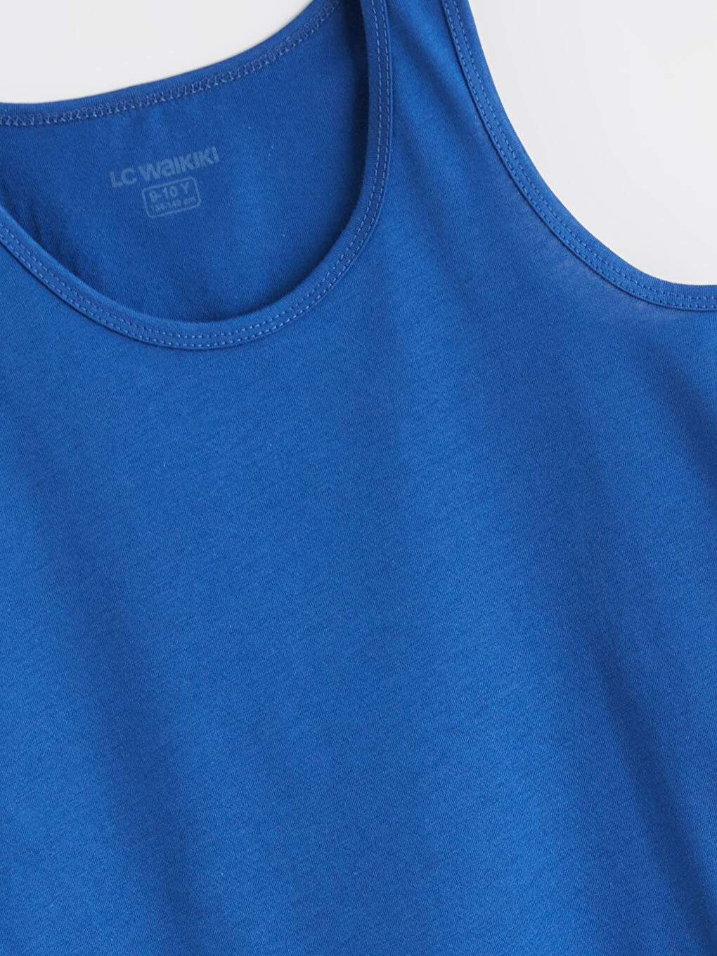 Mavi Bisiklet Yaka Erkek Çocuk Atlet 2'li-2