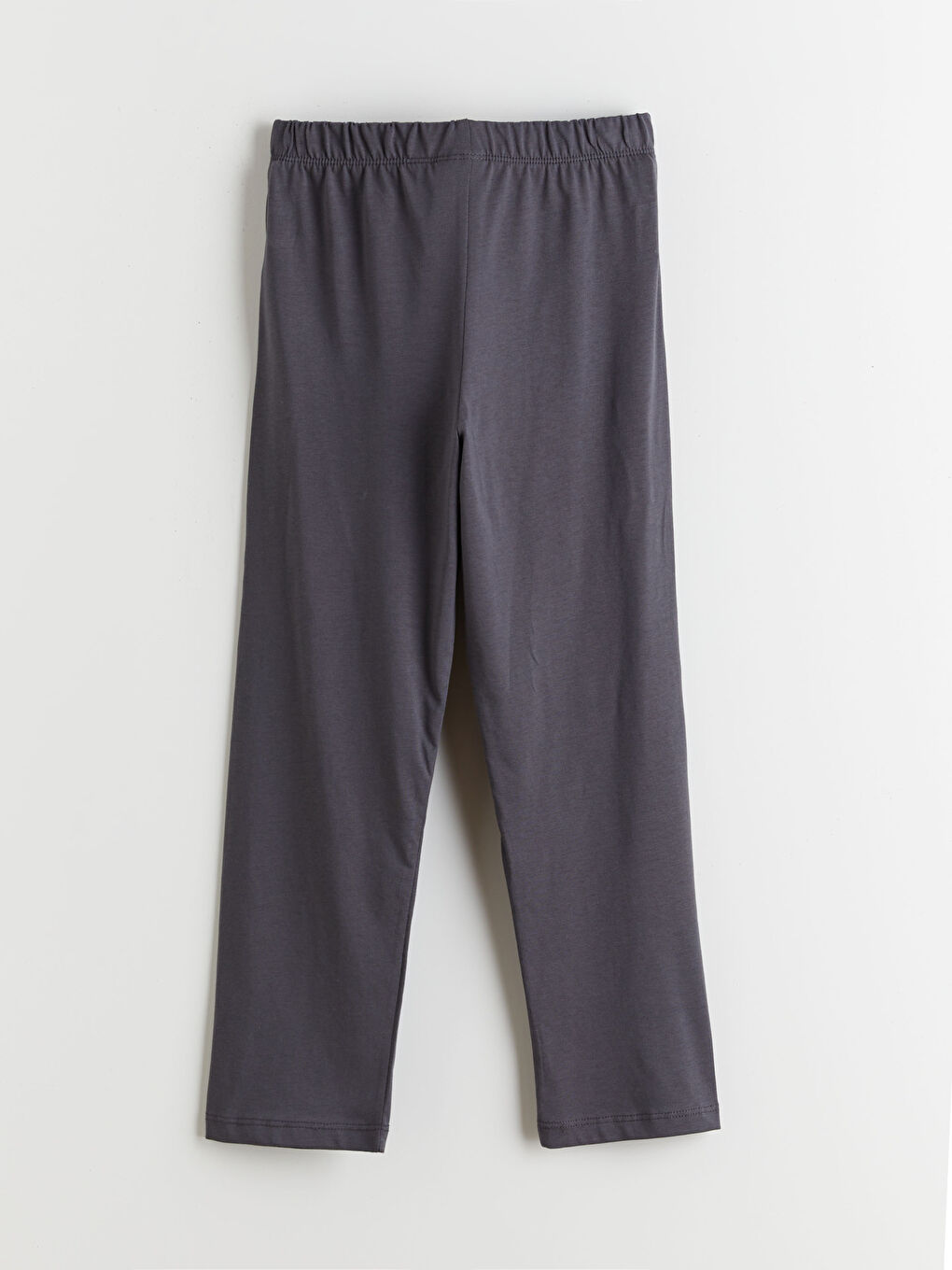 Antrasit Beli Lastikli Erkek Çocuk Pijama Alt-1