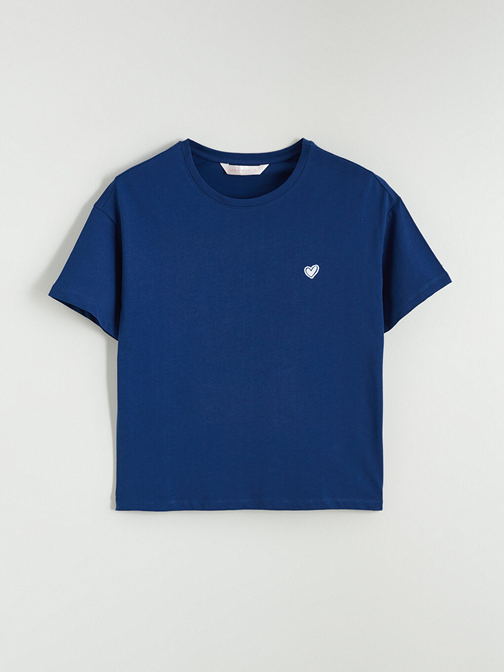 Женский пижамный комплект с круглым вырезом и принтом-5