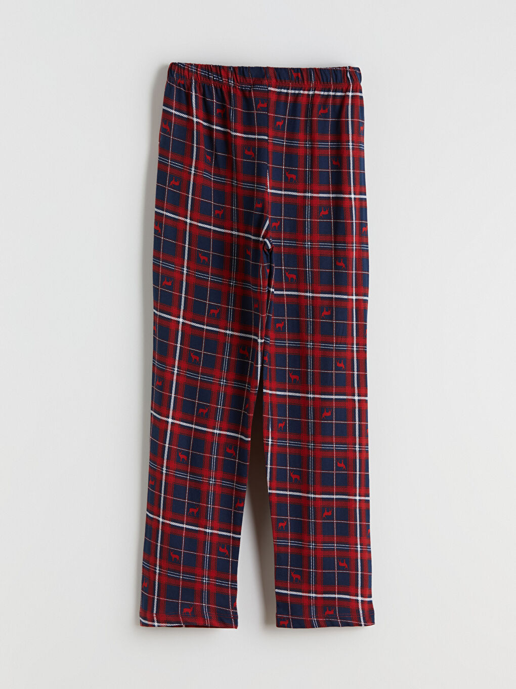 Lacivert Beli Lastikli Erkek Çocuk Pijama Alt-1