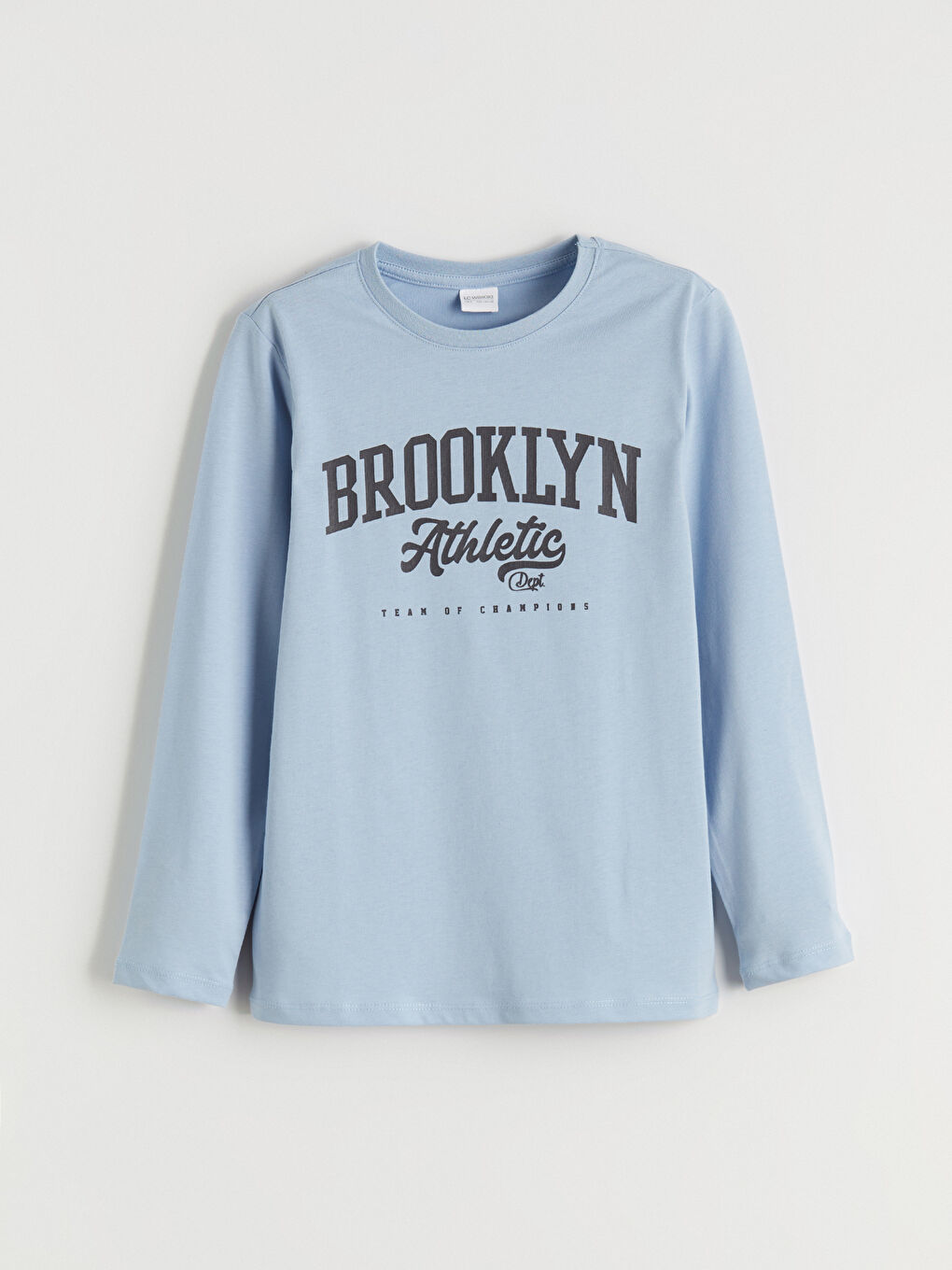 Mavi Bisiklet Yaka Erkek Çocuk Pijama Takımı-3