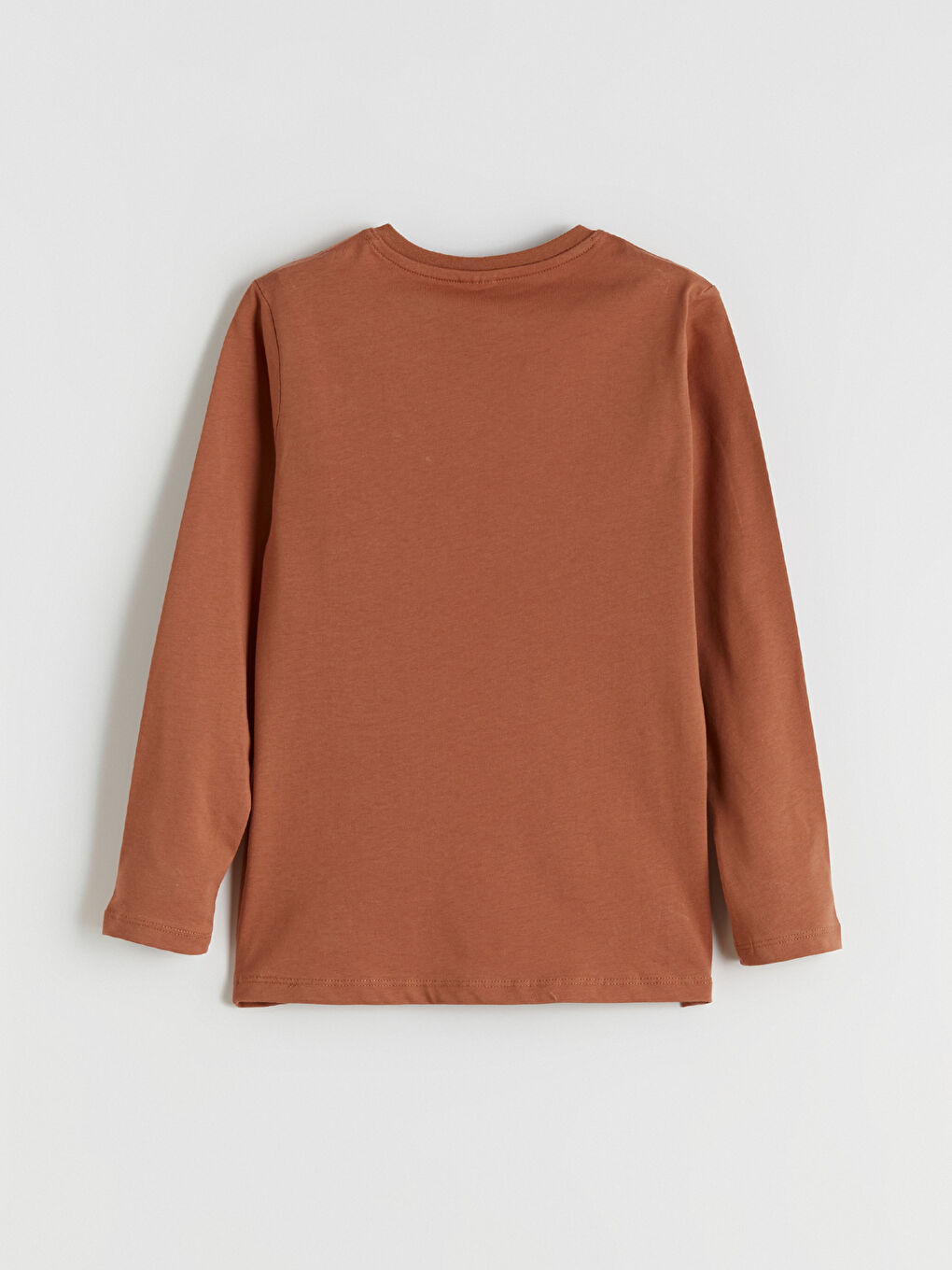 Kahverengi Bisiklet Yaka Yılbaşı Temalı Erkek Çocuk Pijama Takımı-5