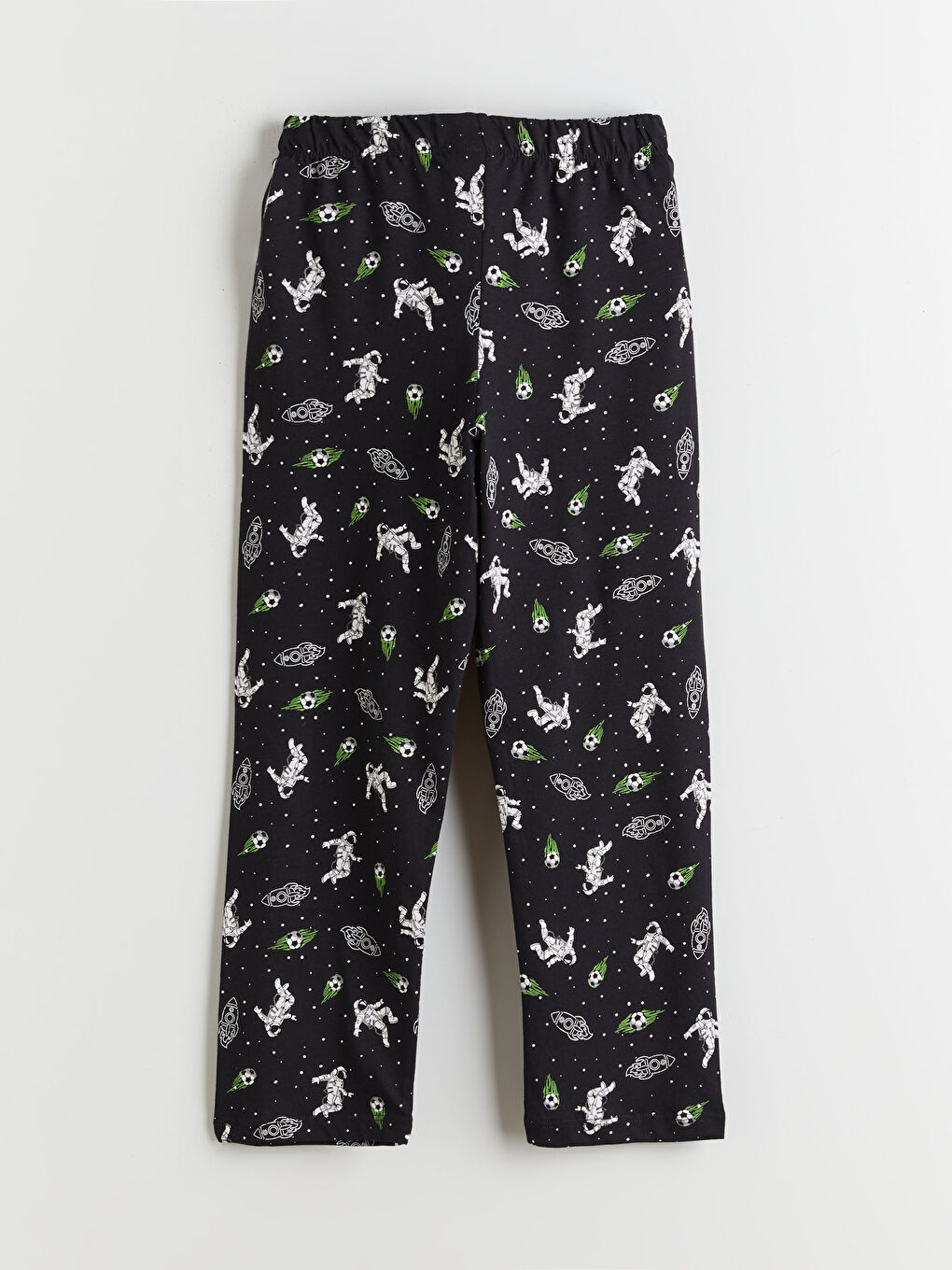 Siyah Beli Lastikli Erkek Çocuk Pijama Alt-1