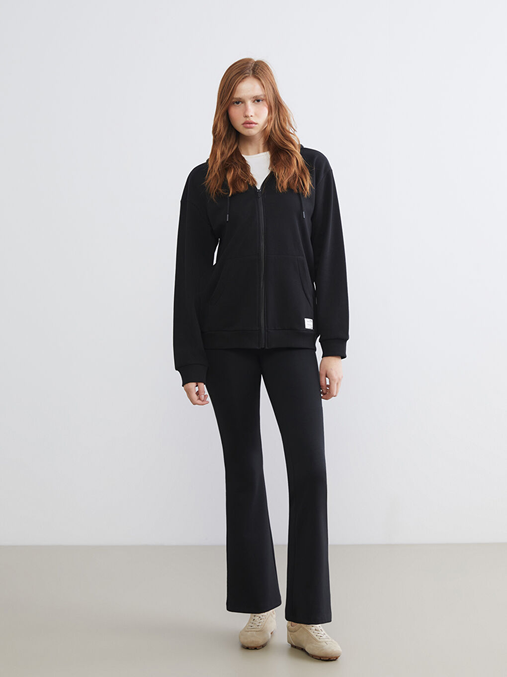Elasticated Waist Flared Women's Sweatpants