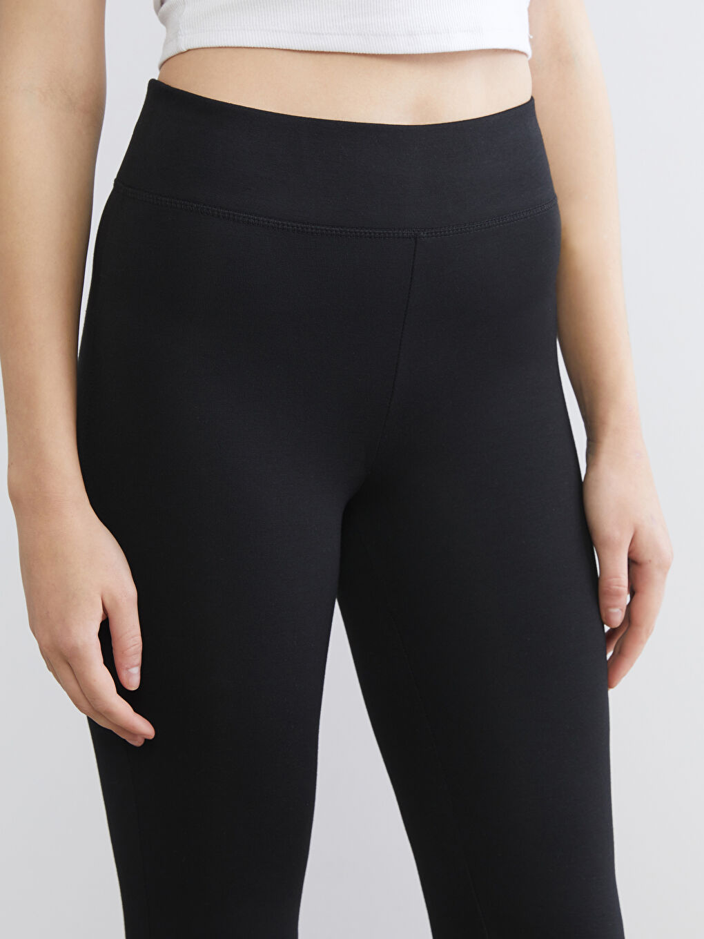 Elasticated Waist Flared Women's Sweatpants-2