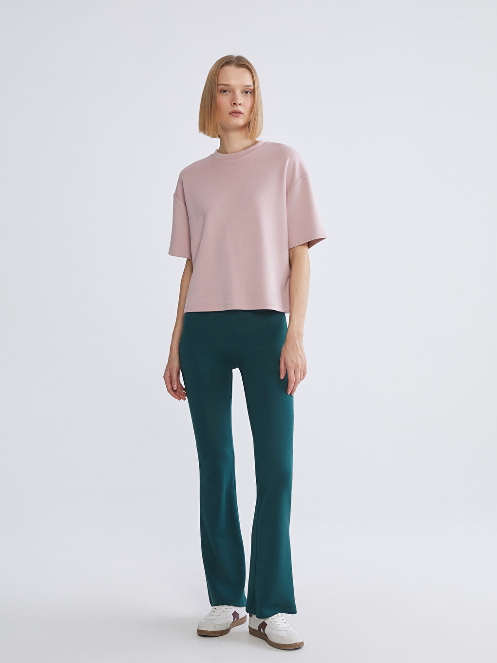 Elasticated Waist Flared Women's Sweatpants