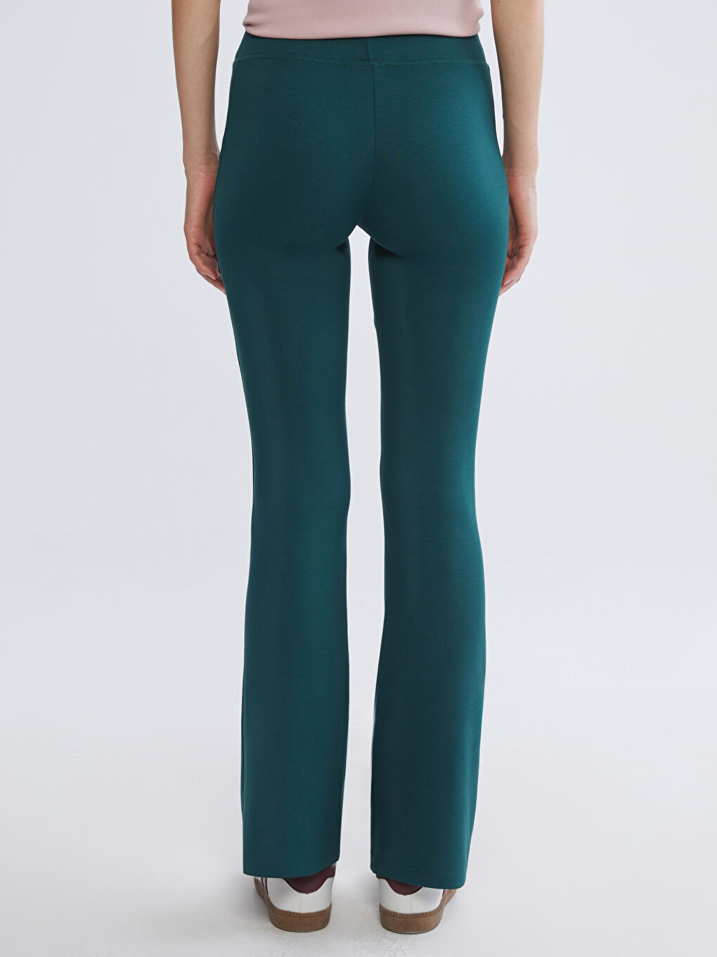 Elasticated Waist Flared Women's Sweatpants-3